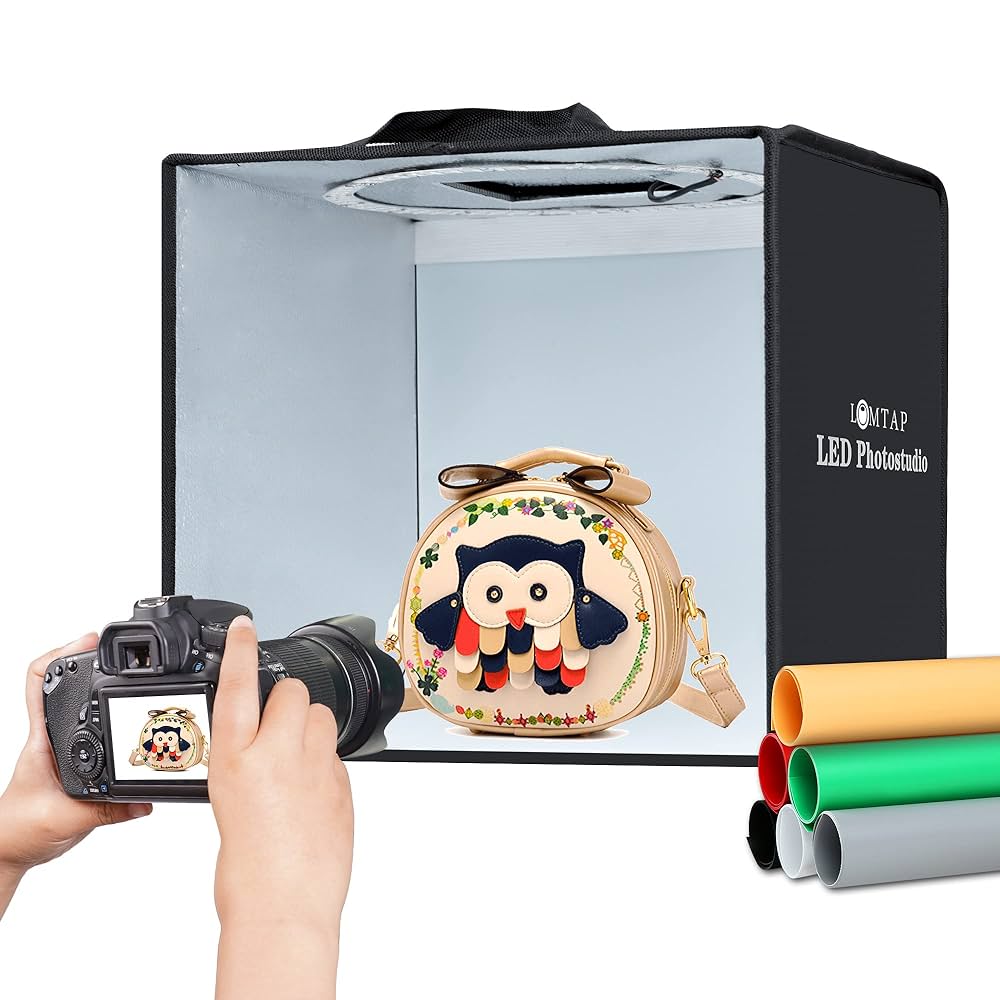 Amazon | LOMTAP 撮影ボックス 30x30x30cm 簡易スタジオ 撮影